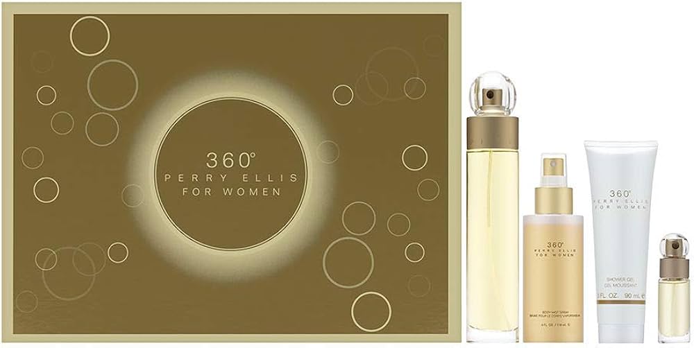 Conjunto Perry Ellis 360 Colección 4 Pzas 3.4 Edt L
