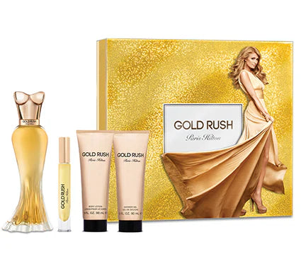 Set Paris Hilton Gold Rush 3.4 Edp 4pc L