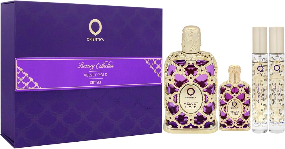 Set Orientica Velvet Gold 4pcs 2.7 Edp U