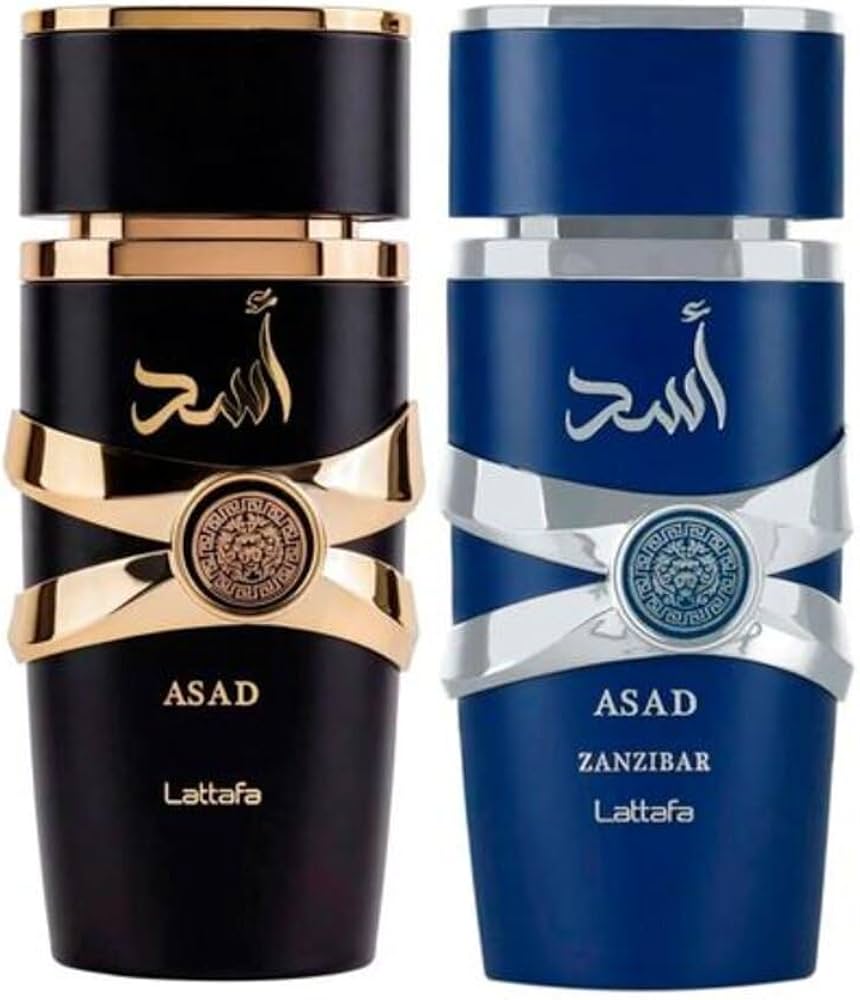 Conjunto Lattafa Duo Asad y Asad Zanzibar 2pc 3.4 Edp M