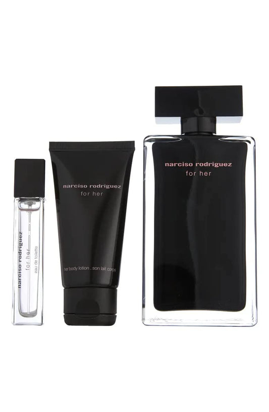Set Narciso Rodriguez Narciso Para Ella 3 Pcs 3.4 Edt L