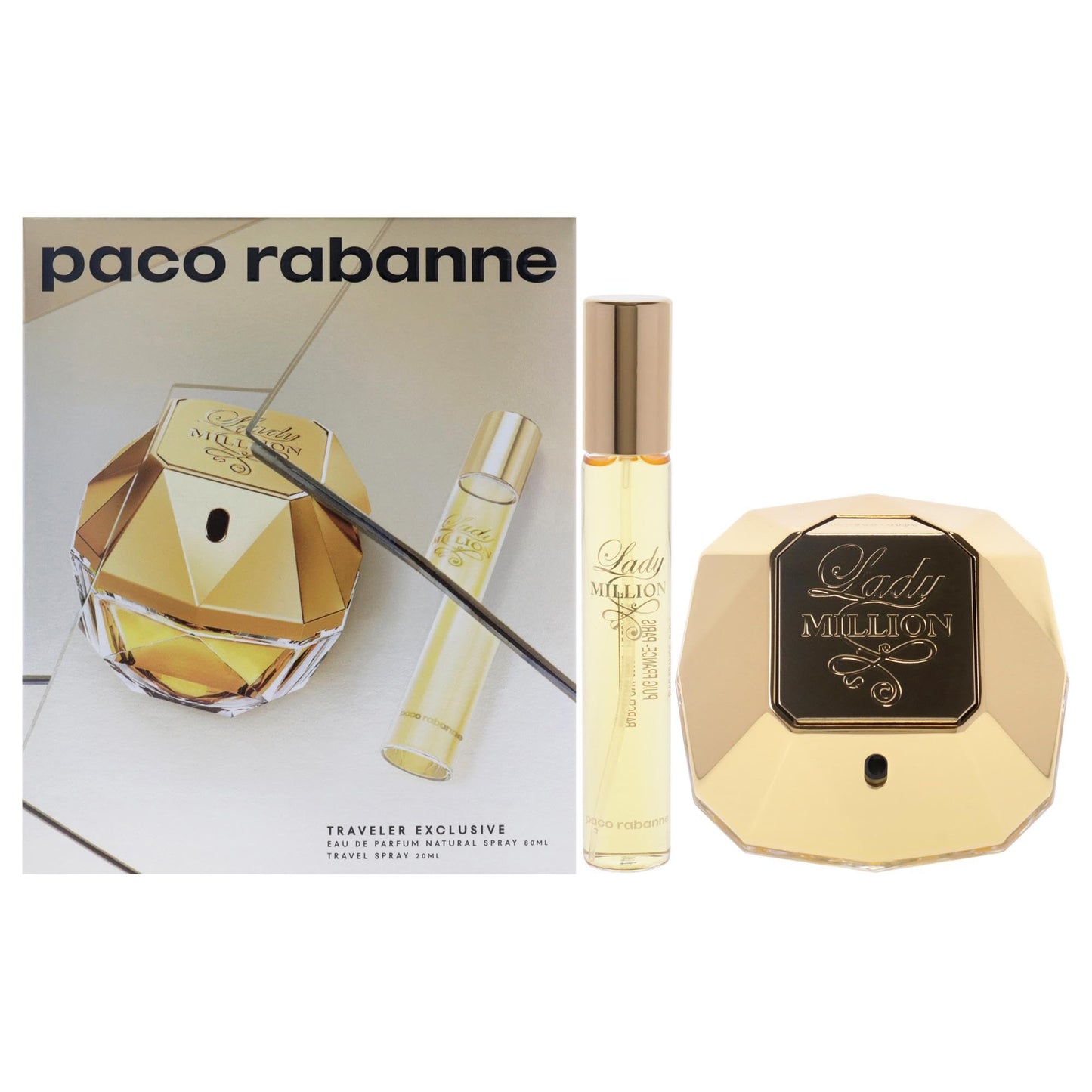 Paco Rabanne Lady Million Set de 2 piezas 2.7 Edp L