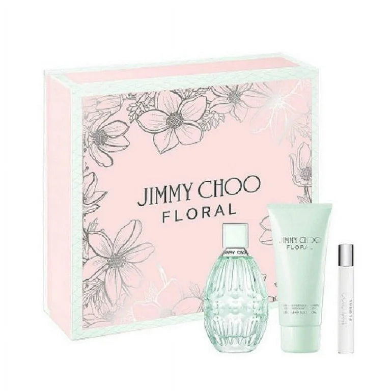 Juego Floral Jimmy Choo 3pcs 3.4 Edt L