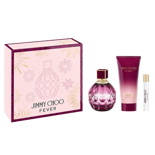 Conjunto Jimmy Choo Fever 3.4 Edp 3 Pzas L