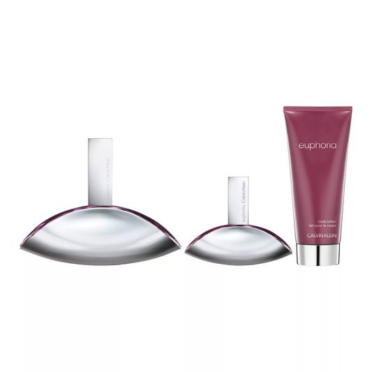Set Euphoria de Calvin Klein 3 piezas 3.3 Edp L