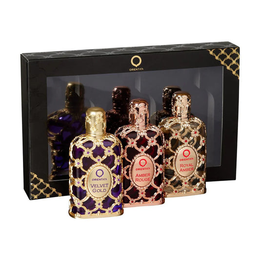Conjunto Orientica Trio 30ml Ámbar Rouge/Ámbar Real/Oro Velvet U
