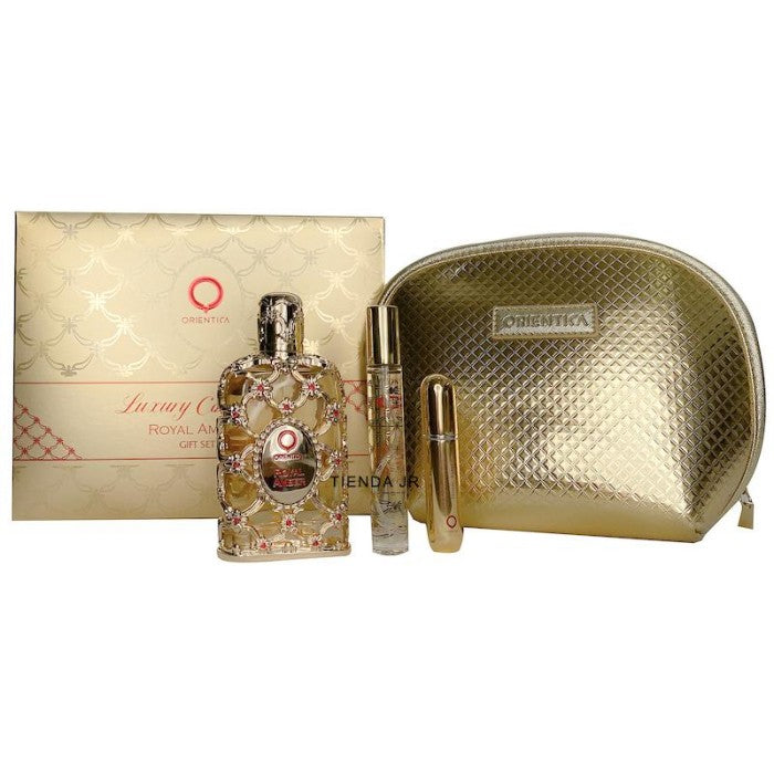 Set Royal Amber 4pcs 2.7 Edp U de Orientica